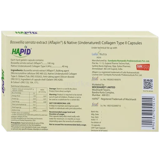 hapid tablet 10's